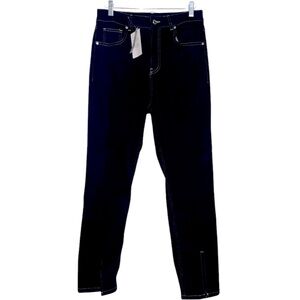 ASOS High Rise Jeans Dark Blue 30/32 NWT Stretch Denim